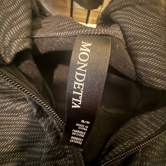 Mondetta Activewear Full-Zip Jacket Black Stripe Women’s Small - Picture 5 of 8